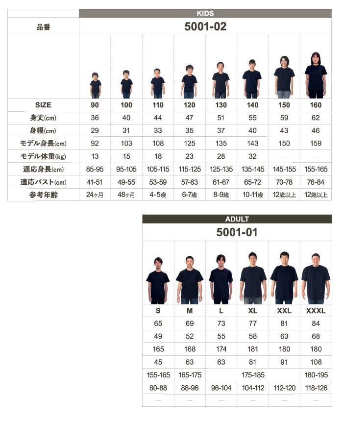 ハイクオリティーTシャツ